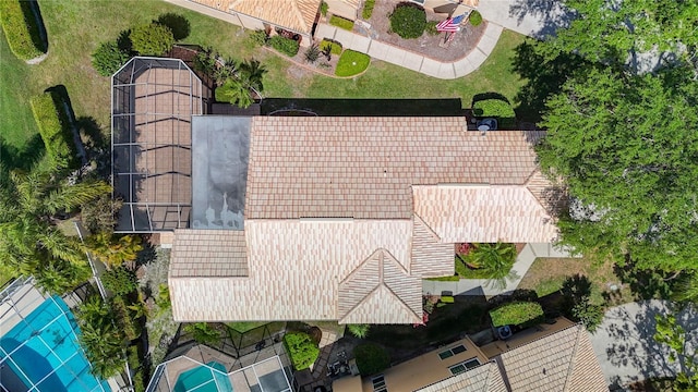 drone / aerial view