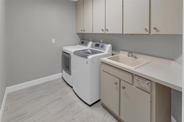 6994 Country Lakes Cir, Sarasota, FL 34243 - washroom featuring cabinet space and washer and dryer