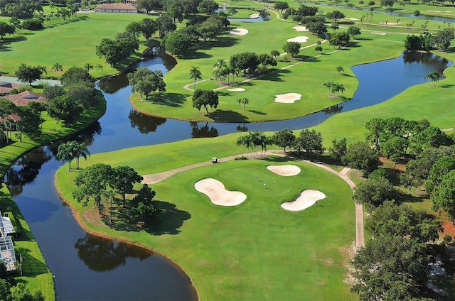 6994 Country Lakes Cir, Sarasota, FL 34243 - drone / aerial view of a local golf course and a nearby body of water