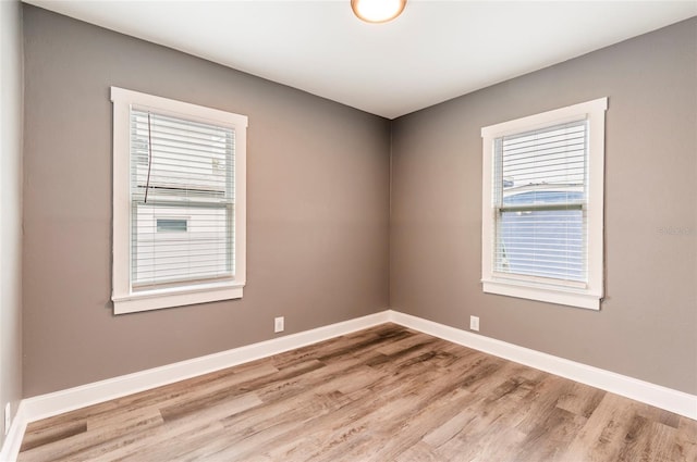 2017 Oceanview Pl, Tampa, FL 33605 - unfurnished room with plenty of natural light, light wood-style flooring, and baseboards
