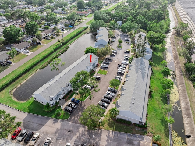 aerial overview of property's location with a large body of water