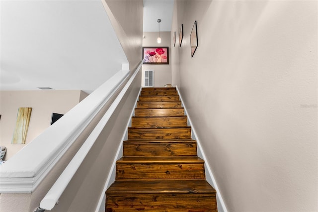 view of staircase