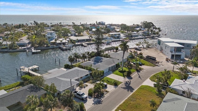 2540 S Shore Dr SE, Saint Petersburg, FL 33705 - bird's eye view with a water view and a residential view