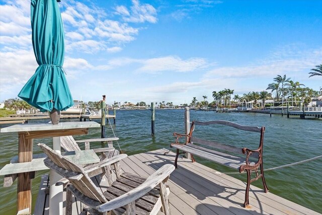 2540 S Shore Dr SE, Saint Petersburg, FL 33705 - dock area with a water view