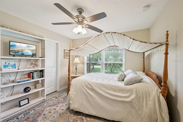2720 N Screech Owl Ave, Saint Augustine, FL 32084 - bedroom featuring wood finished floors and ceiling fan