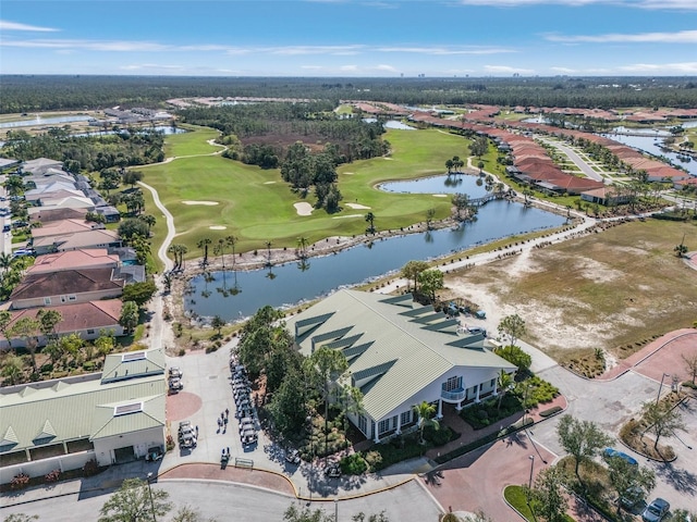 20605 Long Pond Rd, North Fort Myers, FL 33917 - aerial perspective of suburban area featuring a golf club and a large body of water