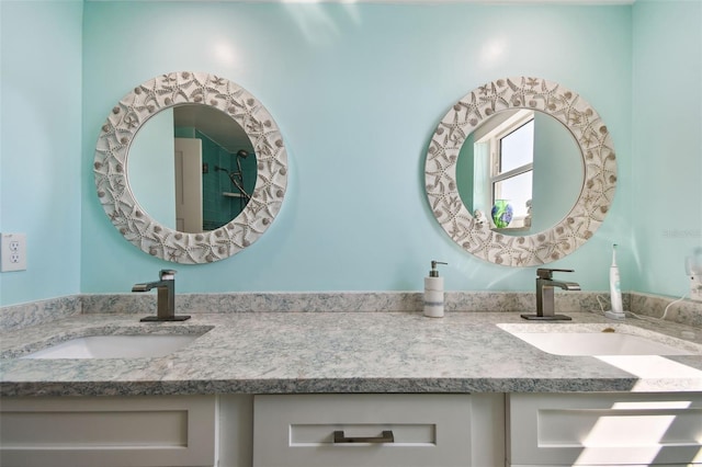 5200 Brittany Dr S Unit 1502, Saint Petersburg, FL 33715 - bathroom with double vanity and a sink
