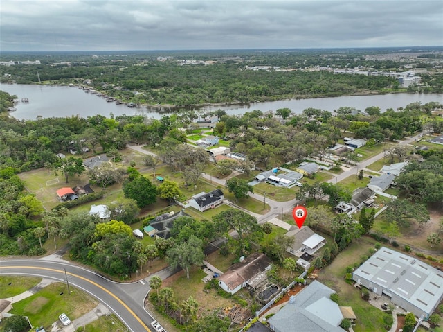 8805 Van Fleet Rd, Riverview, FL 33578 - birds eye view of property with a water view