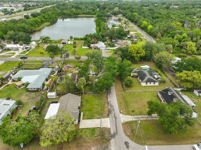 8805 Van Fleet Rd, Riverview, FL 33578 - bird's eye view featuring a water view and a residential view