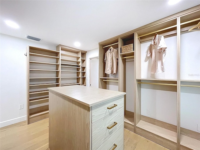 773 Snug Is, Clearwater Beach, FL 33767 - walk in closet featuring light wood-style floors