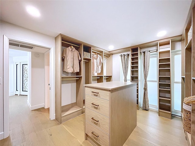 773 Snug Is, Clearwater Beach, FL 33767 - walk in closet with light wood-style flooring