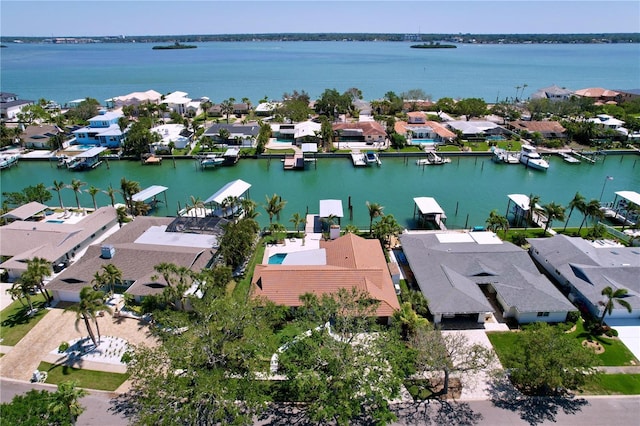 773 Snug Is, Clearwater Beach, FL 33767 - aerial perspective of suburban area featuring a nearby body of water