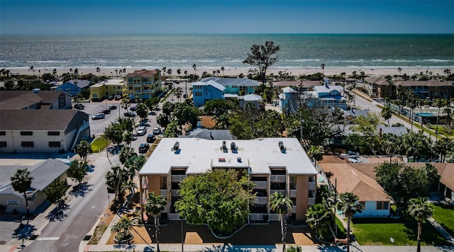 1700 Pass A Grille Way Unit 9, St Pete Beach, FL 33706 - drone / aerial view with a beach view and a water view
