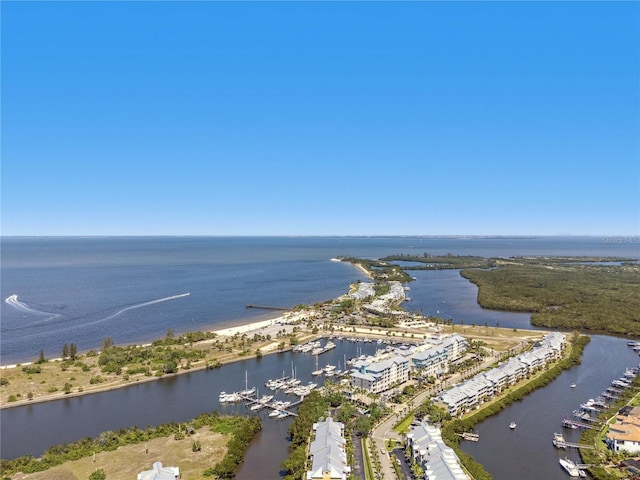 456 Bahia Beach Blvd, Ruskin, FL 33570 - aerial view with a water view