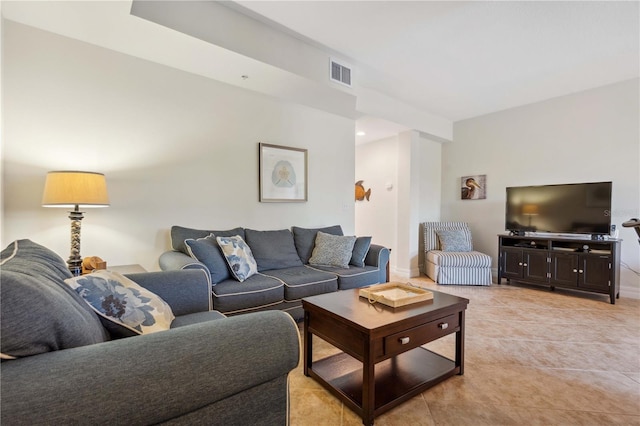 456 Bahia Beach Blvd, Ruskin, FL 33570 - living room with visible vents and baseboards