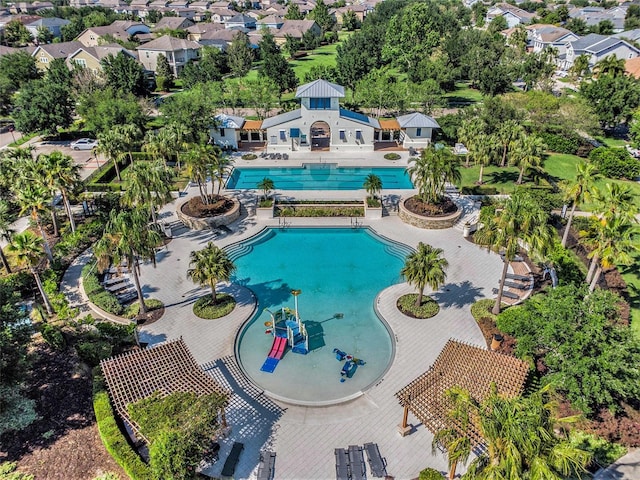 view of pool