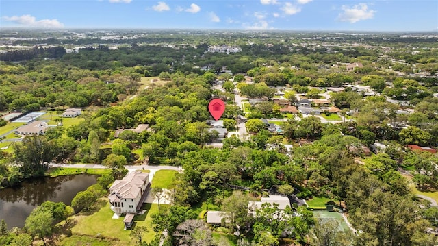 1905 Oro Ct, Clearwater, FL 33764 - bird's eye view with a water view