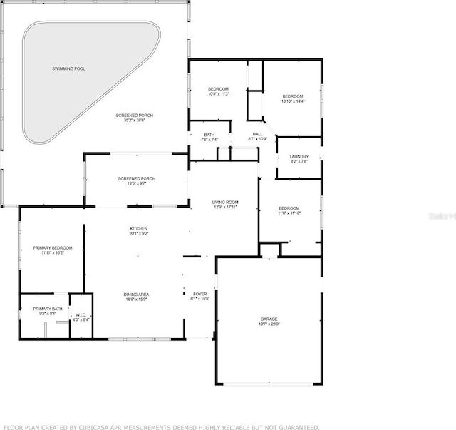 1905 Oro Ct, Clearwater, FL 33764 - floor plan