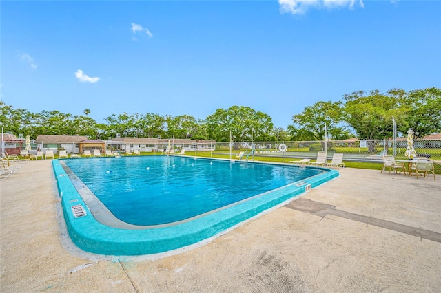 6920 Lafayette N Unit 6920, Pinellas Park, FL 33781 - pool with a patio and fence