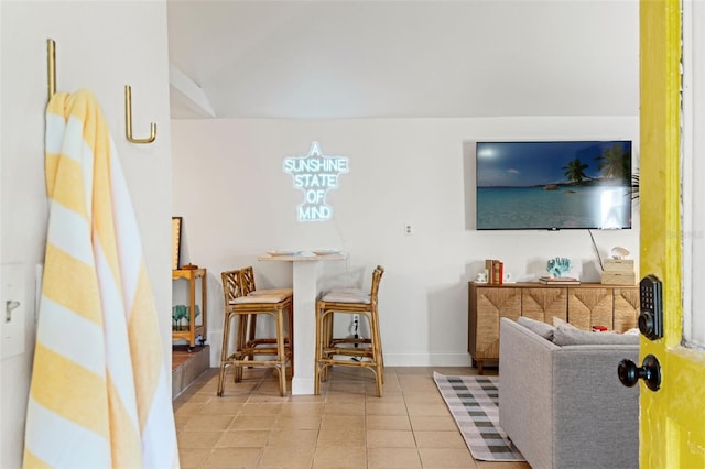 2215 Thrace St, Tampa, FL 33605 - dining room with tile patterned floors and baseboards
