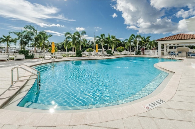 1325 Snell Isle Blvd NE Unit 607, Saint Petersburg, FL 33704 - community pool featuring fence and a patio