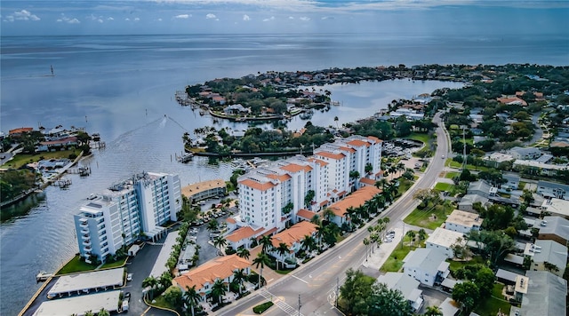 1325 Snell Isle Blvd NE Unit 607, Saint Petersburg, FL 33704 - aerial view of property and surrounding area with a nearby body of water and apartment complex