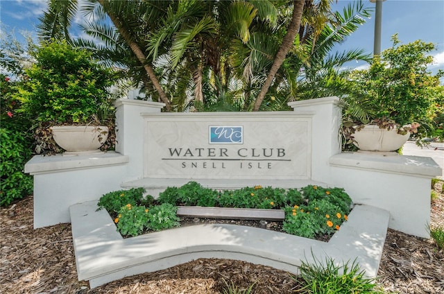 1325 Snell Isle Blvd NE Unit 607, Saint Petersburg, FL 33704 - view of community sign