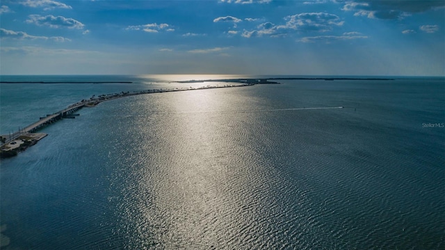 525 Lexington St, Dunedin, FL 34698 - drone / aerial view of a large body of water
