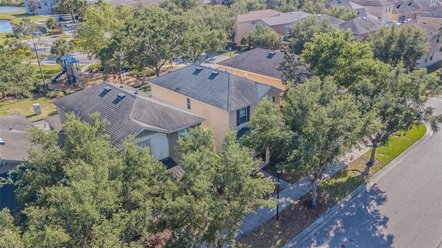 drone / aerial view featuring a residential view