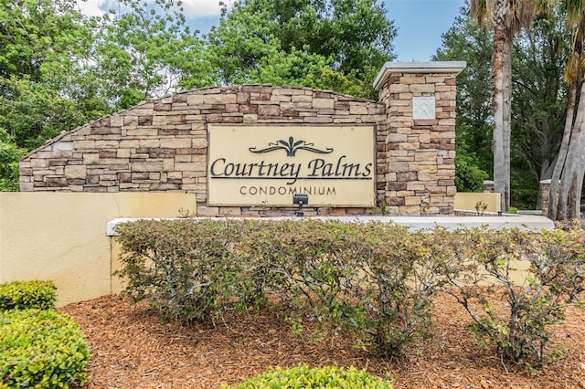 10103 Courtney Oaks Cir Unit 103, Tampa, FL 33619 - view of community sign