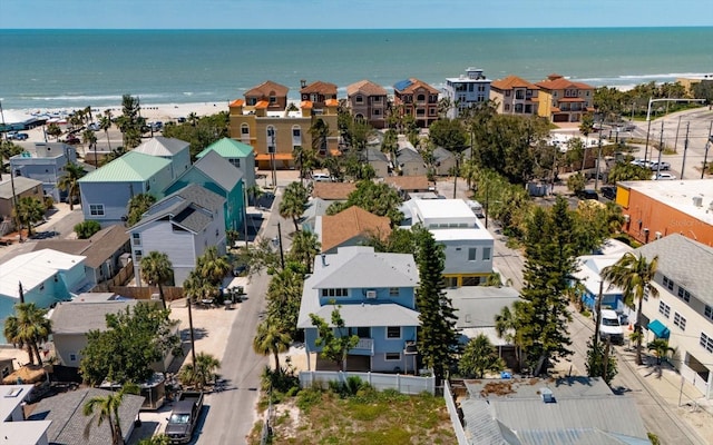118 94th Ave, Treasure Island, FL 33706 - drone / aerial view featuring a water view and a residential view