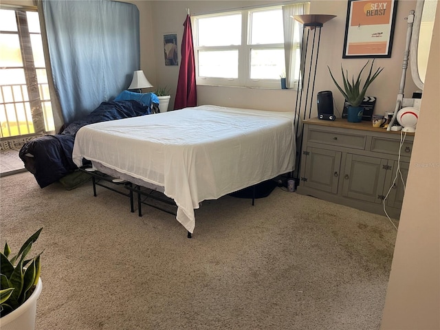 bedroom featuring carpet floors