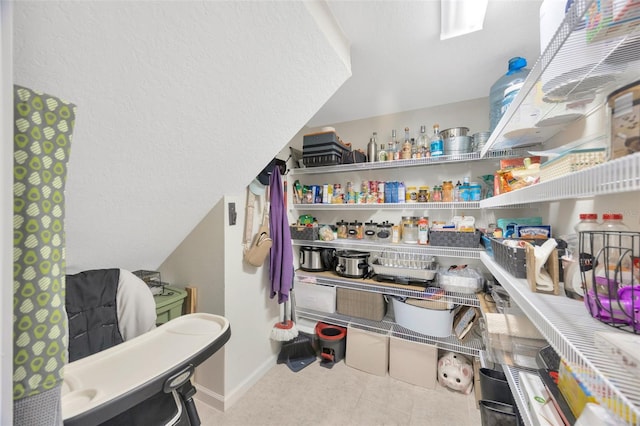 view of pantry