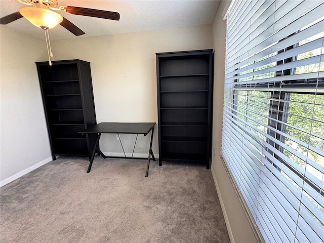 12717 Lemon Pepper Dr, Riverview, FL 33578 - unfurnished bedroom featuring carpet and ceiling fan