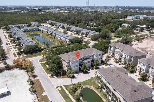 1105 Venetian Harbor Dr NE, Saint Petersburg, FL 33702 - aerial view of residential area with a large body of water
