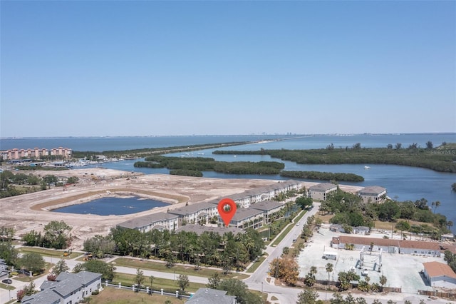 1105 Venetian Harbor Dr NE, Saint Petersburg, FL 33702 - bird's eye view of a large body of water
