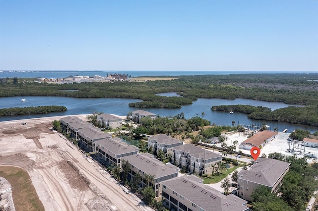 1105 Venetian Harbor Dr NE, Saint Petersburg, FL 33702 - bird's eye view of a nearby body of water