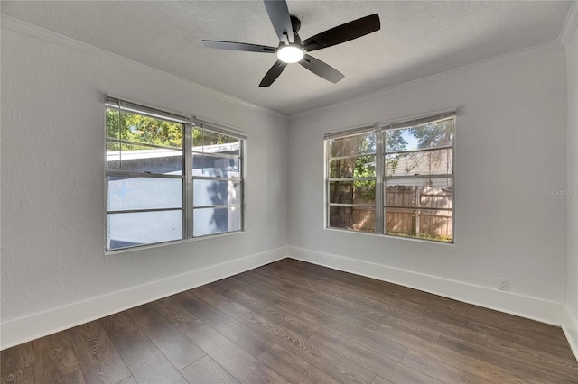 2920 N 11th St, Tampa, FL 33605 - empty room with a wealth of natural light, ornamental molding, and ceiling fan