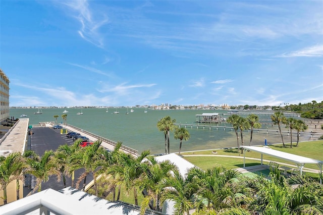 property view of water