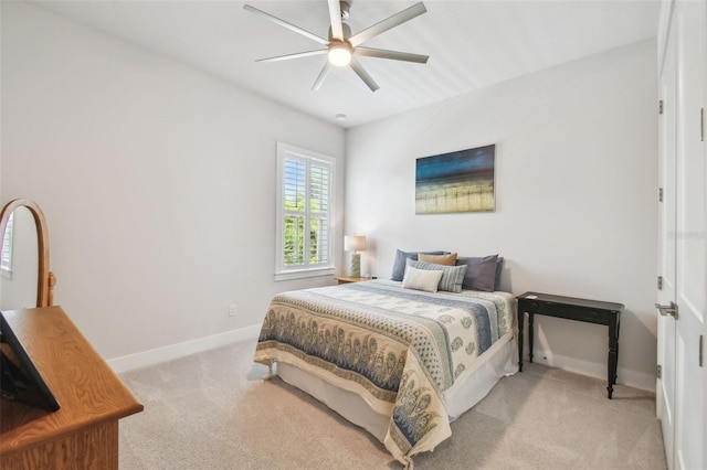 3607 W Roland St, Tampa, FL 33609 - carpeted bedroom featuring ceiling fan and baseboards