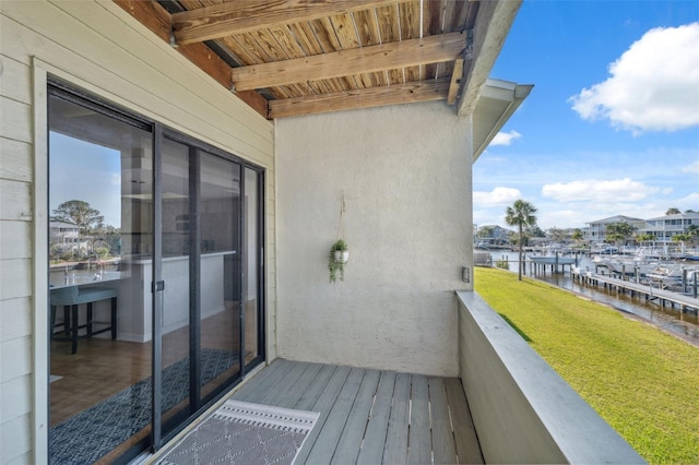 2387 Hanover Dr Unit 2387, Dunedin, FL 34698 - balcony featuring a water view