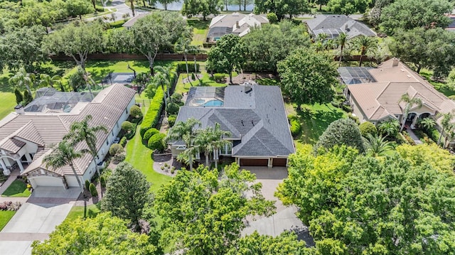 bird's eye view featuring a residential view