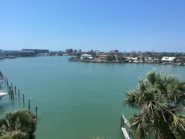 water view with a dock
