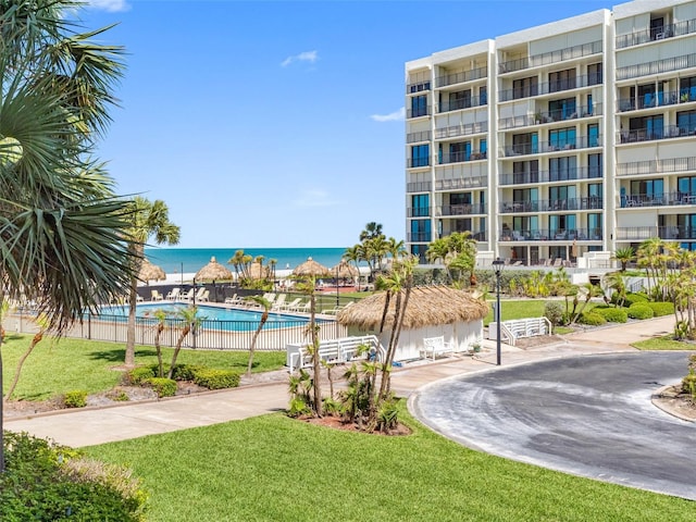 1430 Gulf Blvd Unit 102, Clearwater Beach, FL 33767 - property view of water with fence