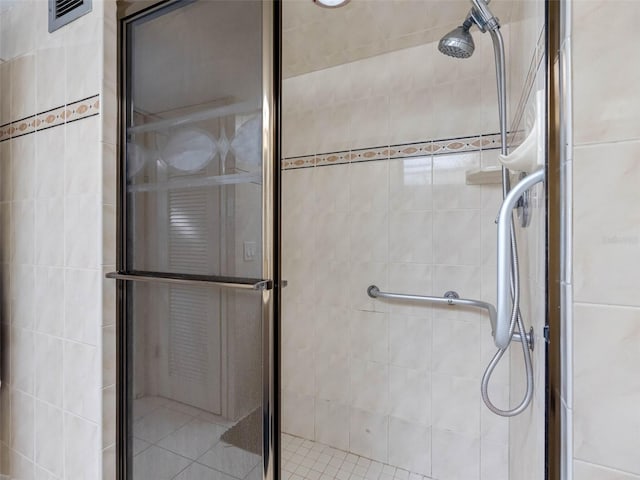 1430 Gulf Blvd Unit 102, Clearwater Beach, FL 33767 - full bathroom with a shower stall and visible vents