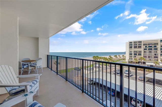 1460 Gulf Blvd Unit 406, Clearwater Beach, FL 33767 - balcony featuring a water view