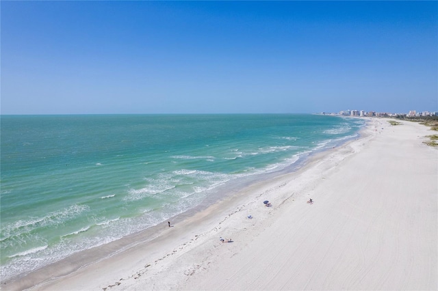 1460 Gulf Blvd Unit 406, Clearwater Beach, FL 33767 - view of water feature featuring a view of the beach