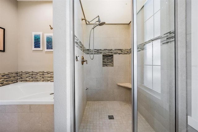 25601 Hutcheson Ln, Sorrento, FL 32776 - full bath with a shower stall and a bath