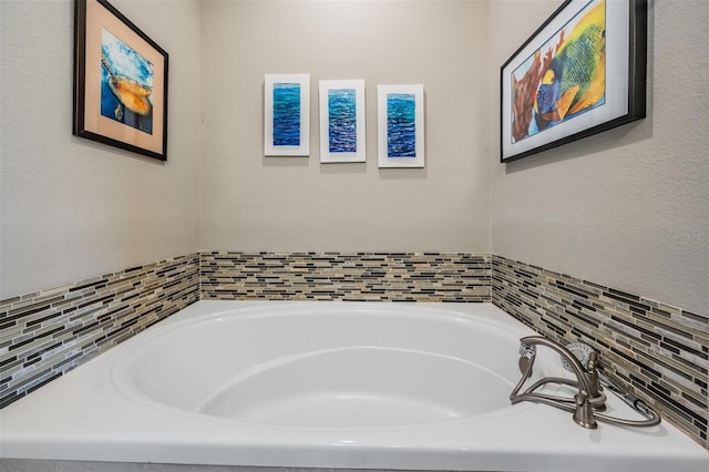 25601 Hutcheson Ln, Sorrento, FL 32776 - full bath with a bath and backsplash