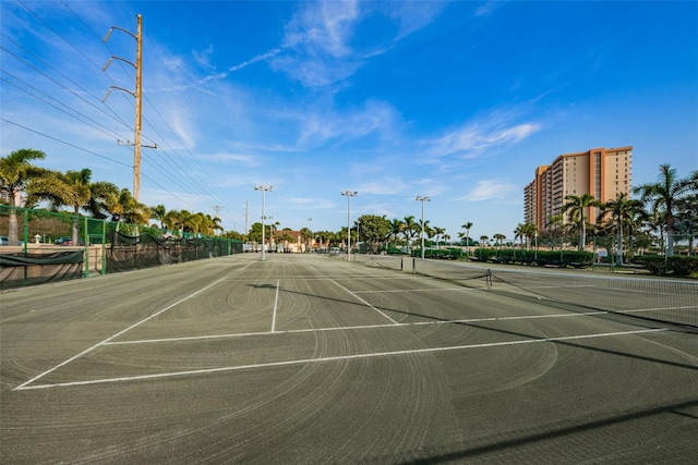 5108 Brittany Dr S Unit 607, Saint Petersburg, FL 33715 - view of tennis court featuring fence